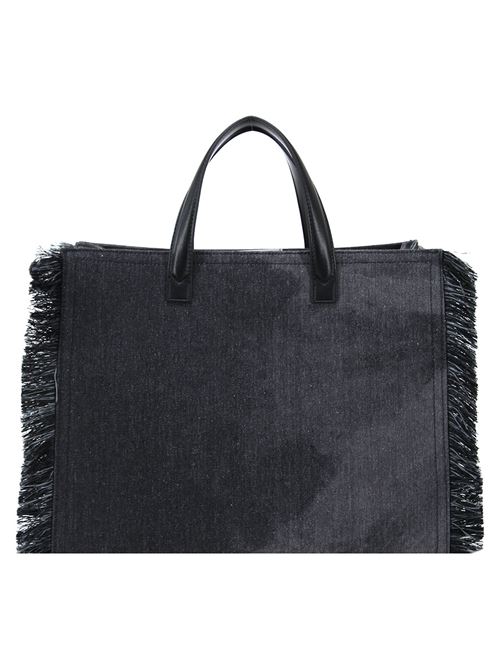 Shopping bag colore grey black RUE MADAM PARIS | 1412GREY